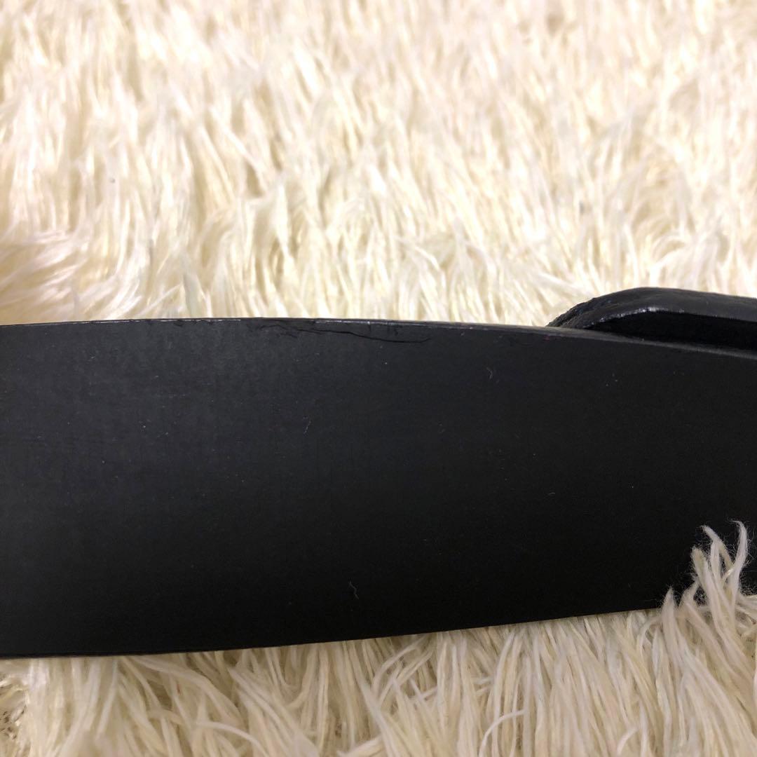 未使用✨ダンヒル　レザーベルト　ロゴ　ブラック