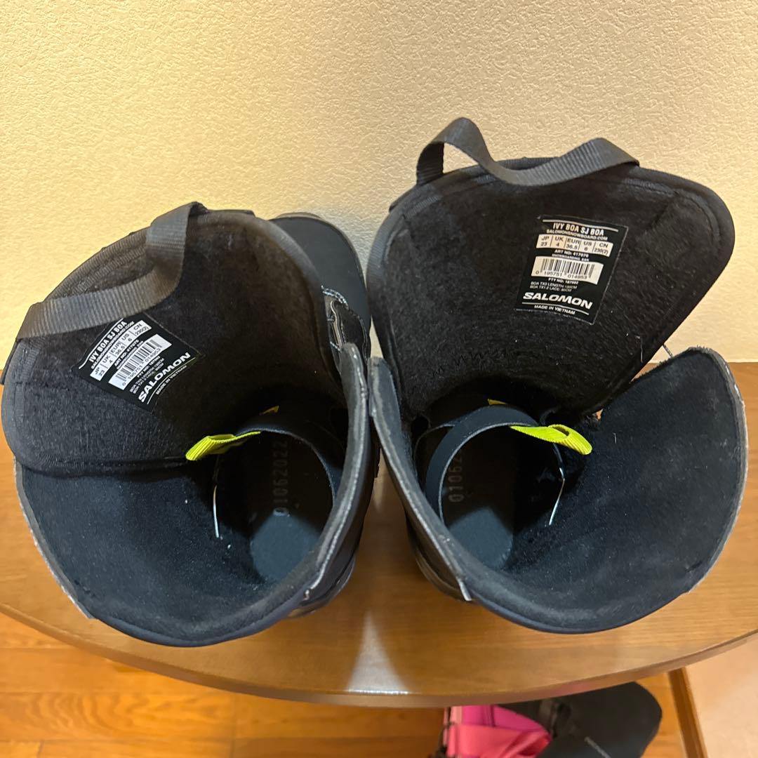 値下げ中！2023年モデル SALOMON IVYブラック 使用1回！保証残有！