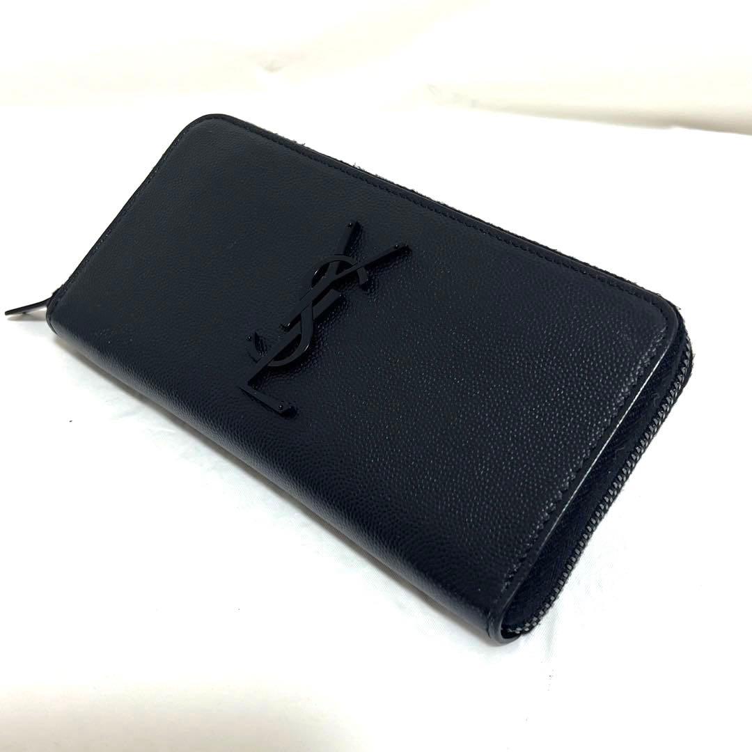 【値下げ中】【極美品】SAINT LAURENT サンローラン カサンドラ長財布