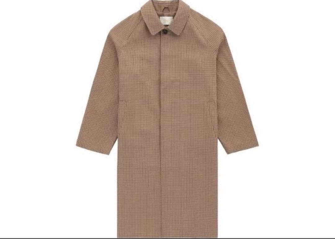 22FW AIMÉ LEON DORE ブラウンチェック Topコート