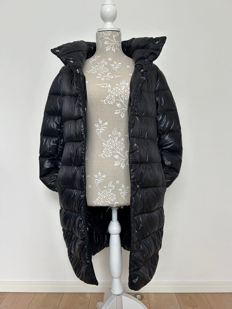 HERNO ヘルノ　ロングダウンコート 40サイズ　ブラック