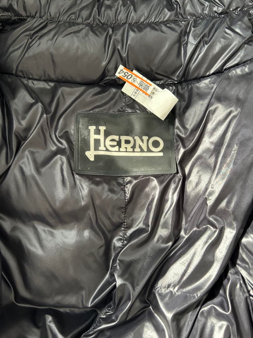 HERNO ヘルノ　ロングダウンコート 40サイズ　ブラック