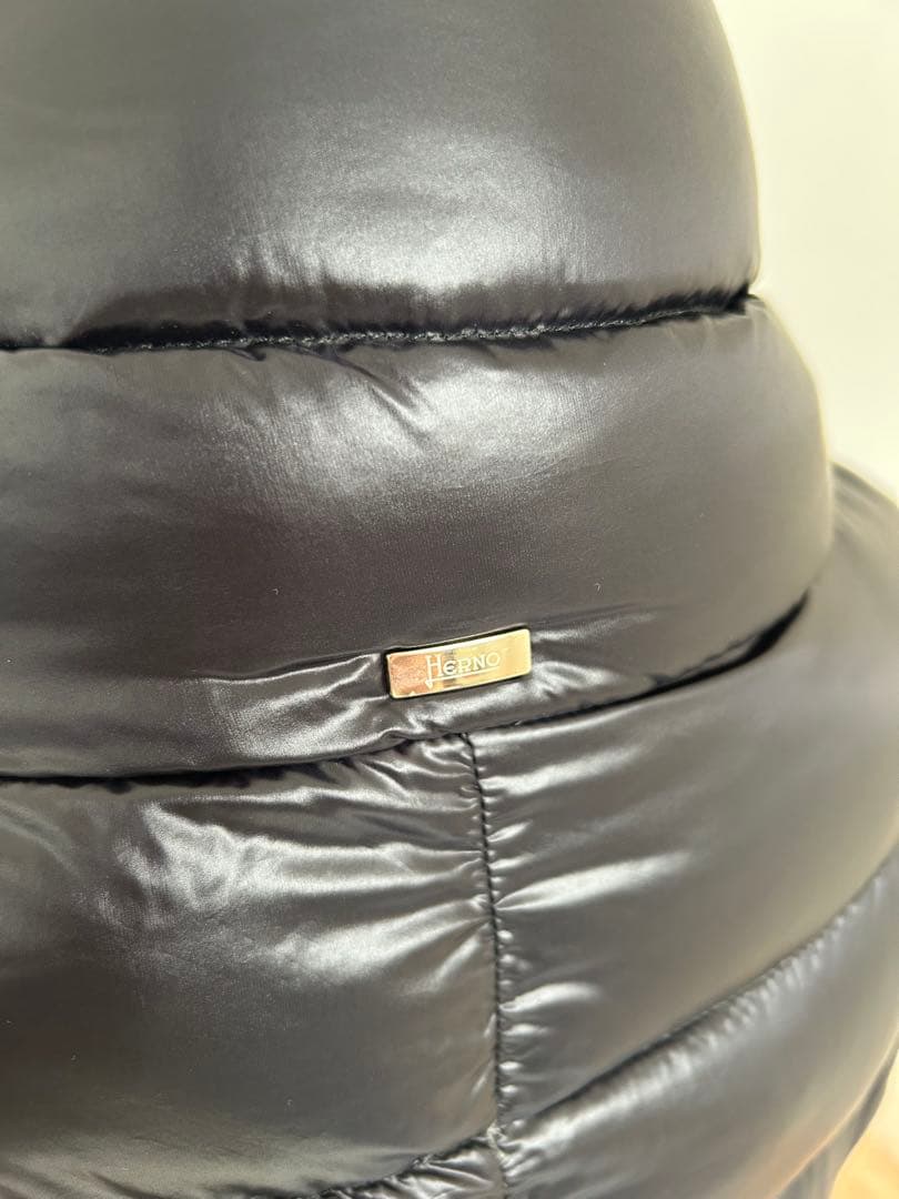 HERNO ヘルノ　ロングダウンコート 40サイズ　ブラック