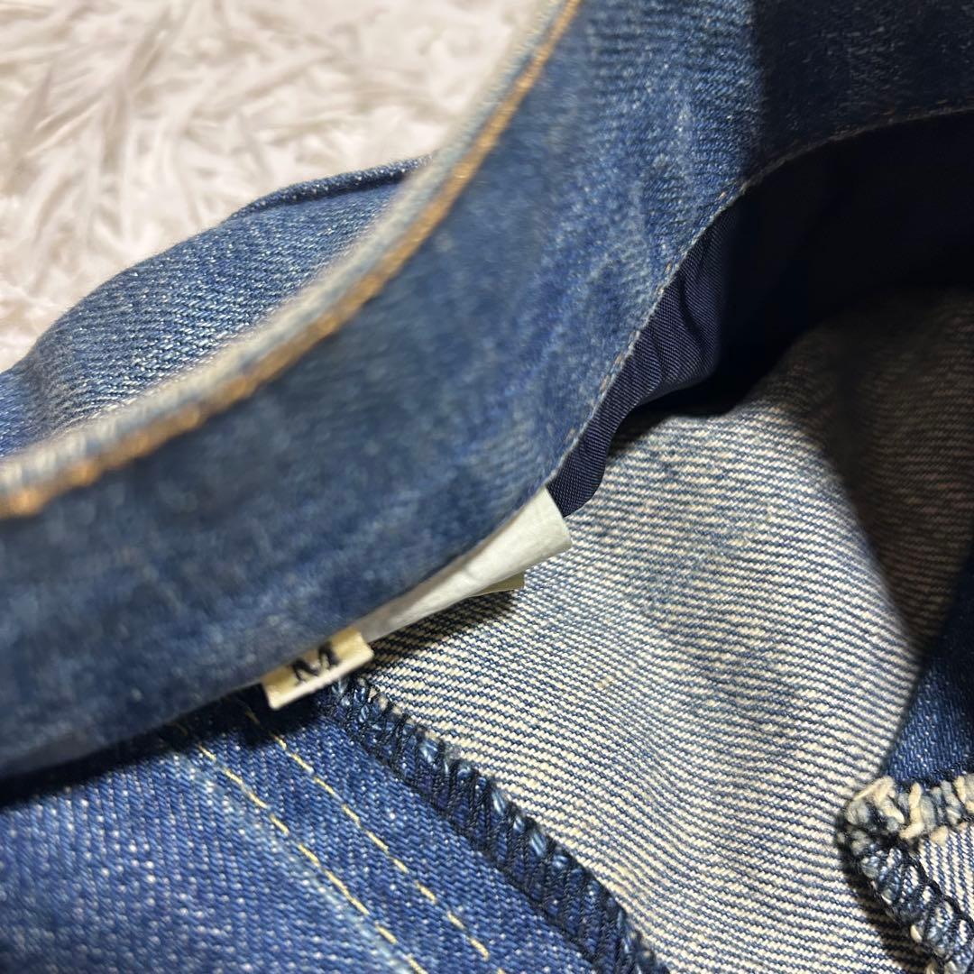 ジュンヤワタナベコムデギャルソン クロコ ドッキング デニムスカート チェック