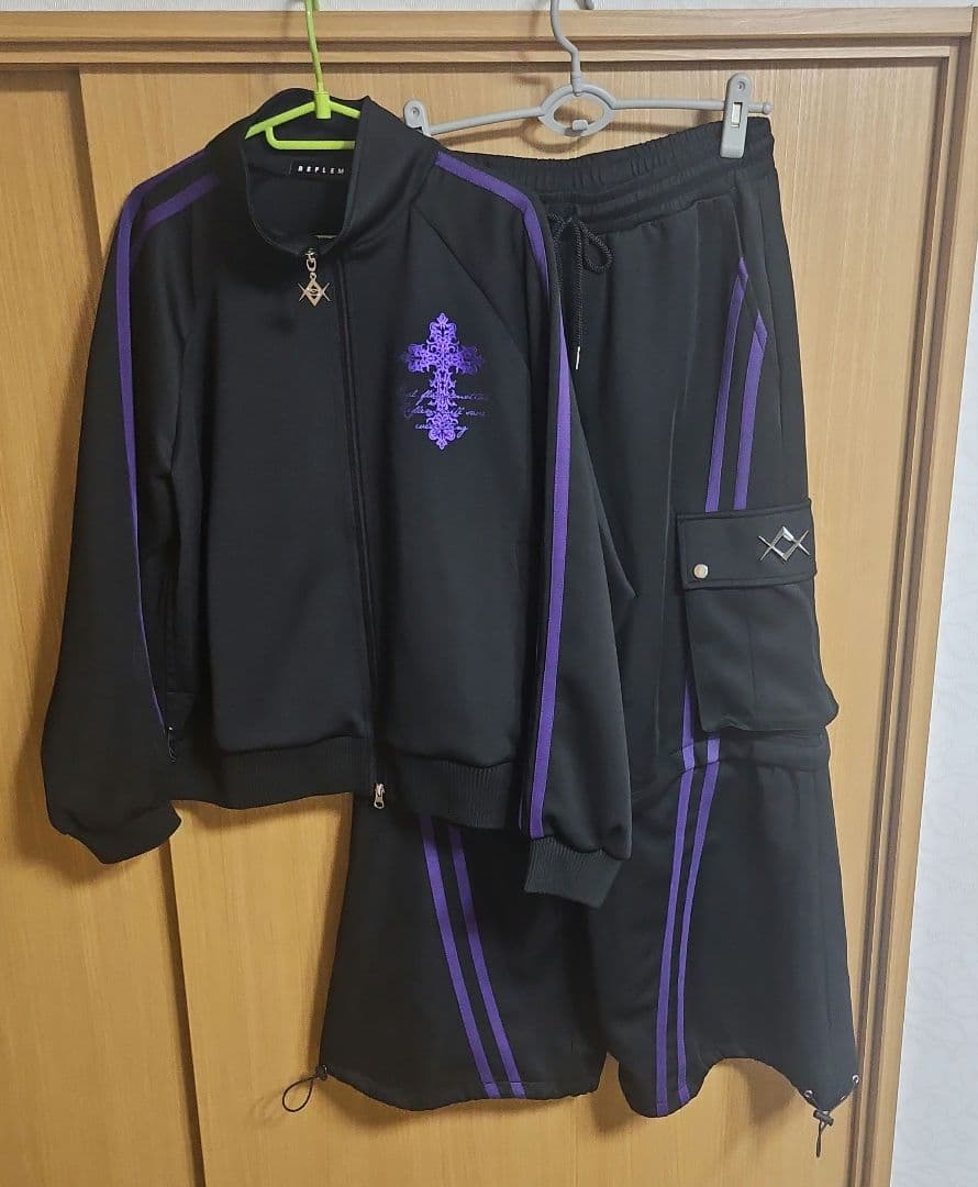 REFLEM/レフレム　ブラック×パープル　ジャージ