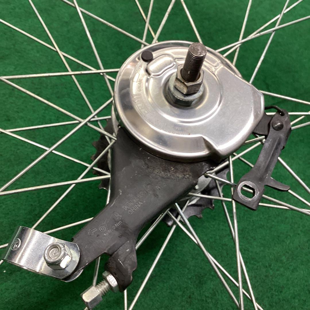 後ホイール　700x42c　外装６段　リア　ON　タイヤ付　ローラーブレーキ付