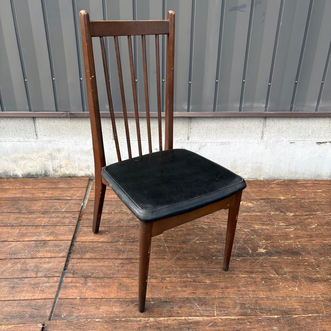 ②ヴィンテージ ミッドセンチュリー 木製椅子 ダイニングチェア ダイニングチェア