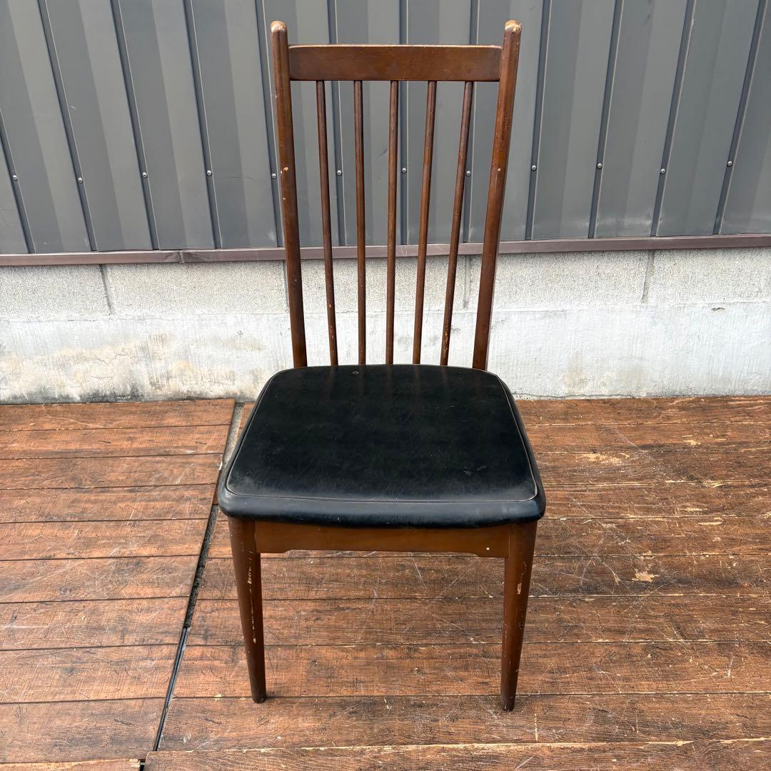 ②ヴィンテージ ミッドセンチュリー 木製椅子 ダイニングチェア ダイニングチェア