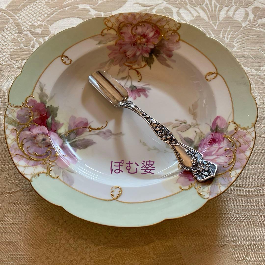 【米国／純銀製】銀器 ３点／チーズスクープ シュガースプーン レードル