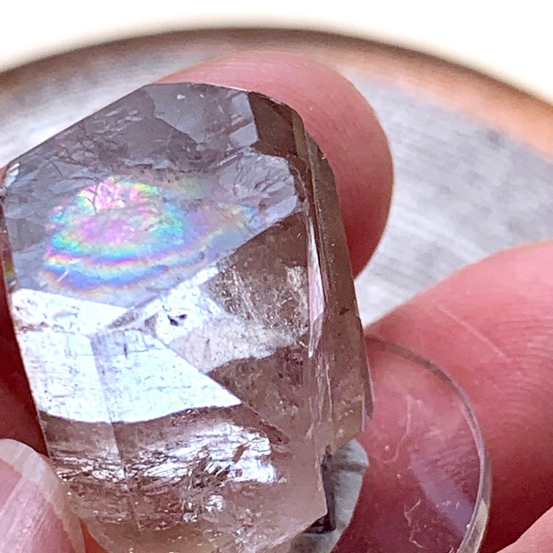 美し過ぎるピーチカラートパーズ原石74ct/非加熱/鉱物標本