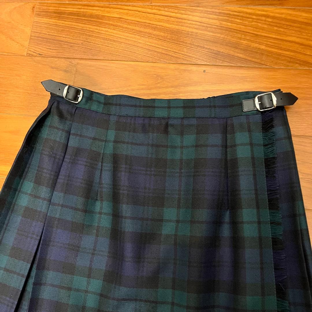 オニールオブダブリン　ウール100%　ラップスカート 丈73 サイズ10