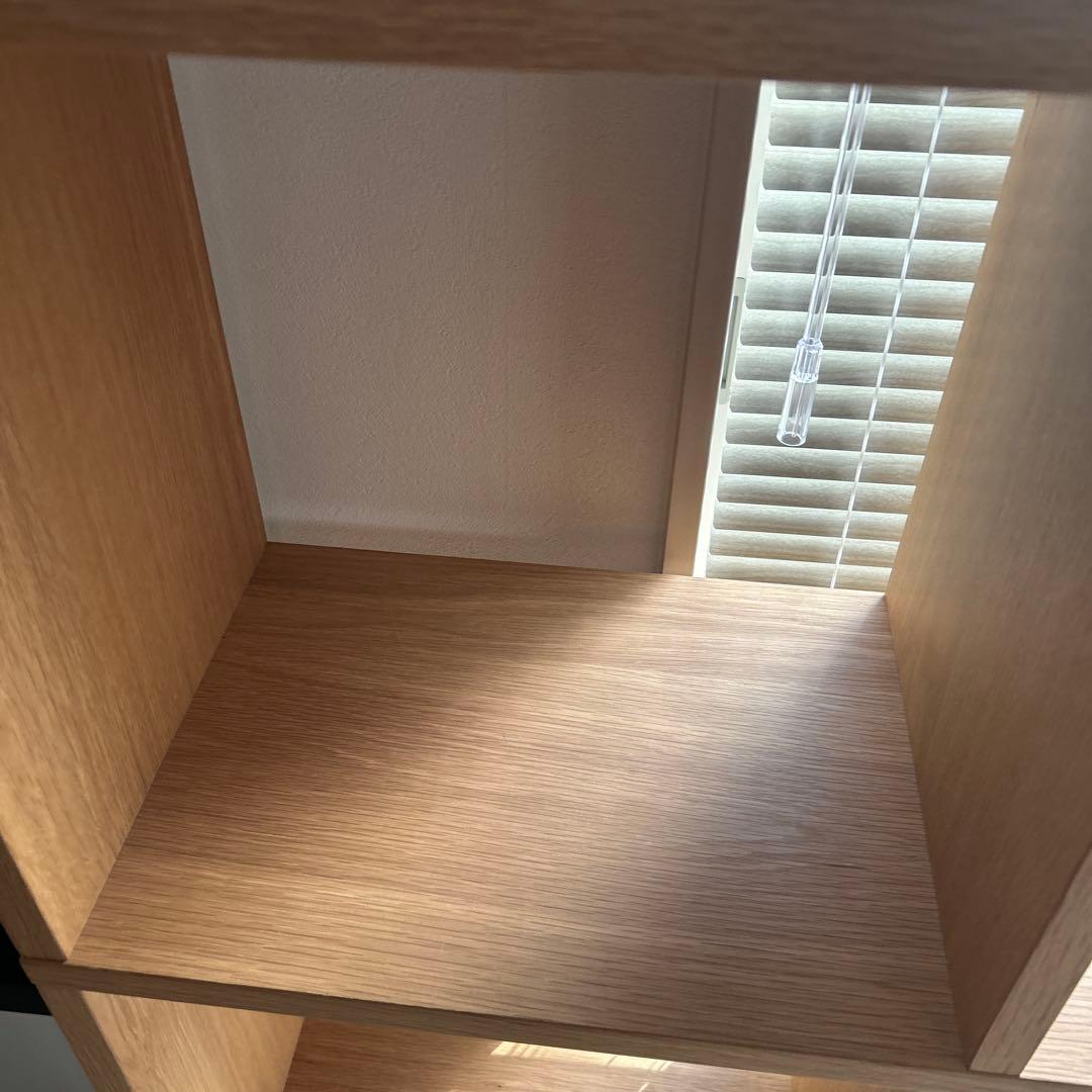 無印良品 スタッキングシェルフセット3段 幅122×奥行28.5×高さ121cm