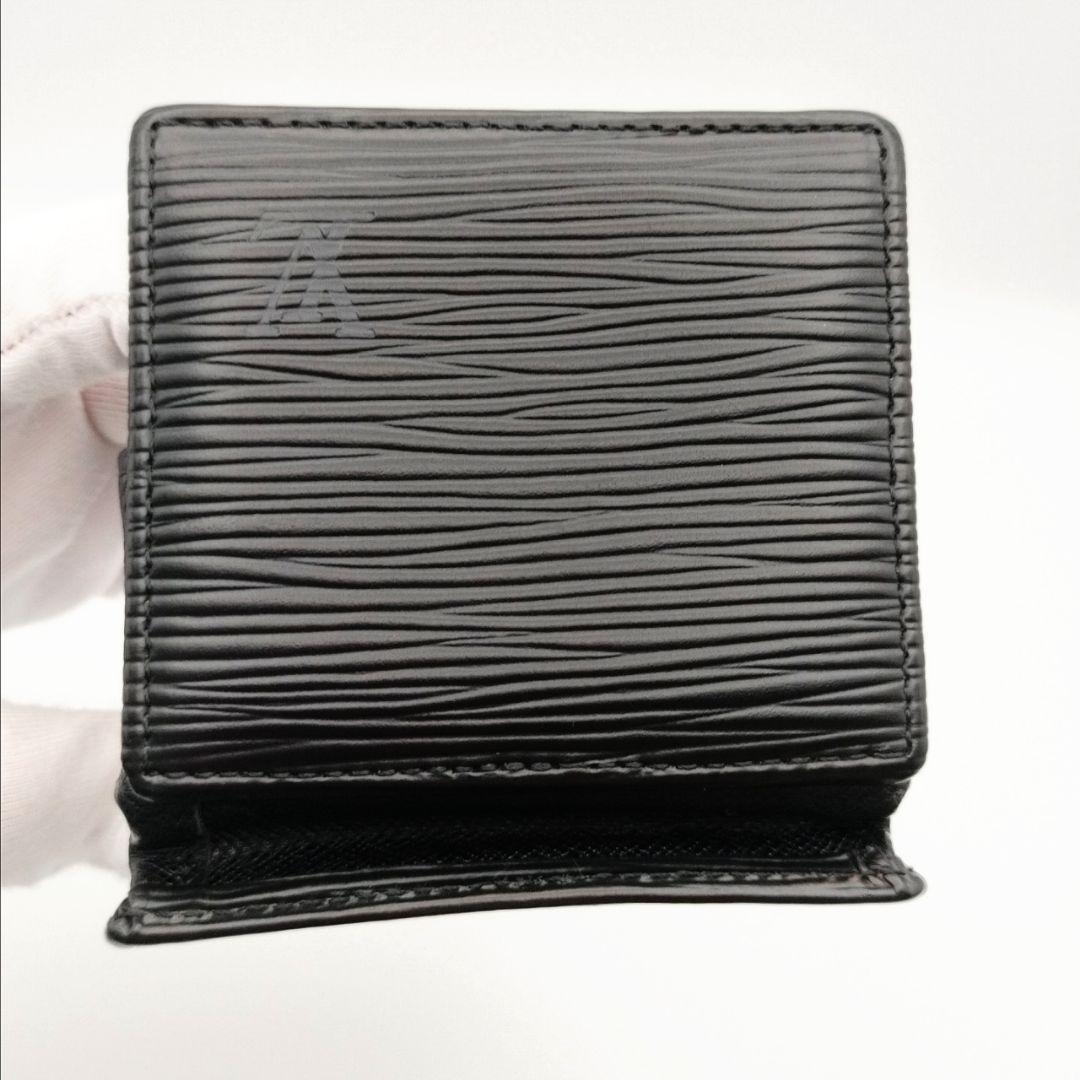 ✨新品級✨ルイヴィトン　ポルトモネボワット　エピ　小銭入れ　ケース　黒