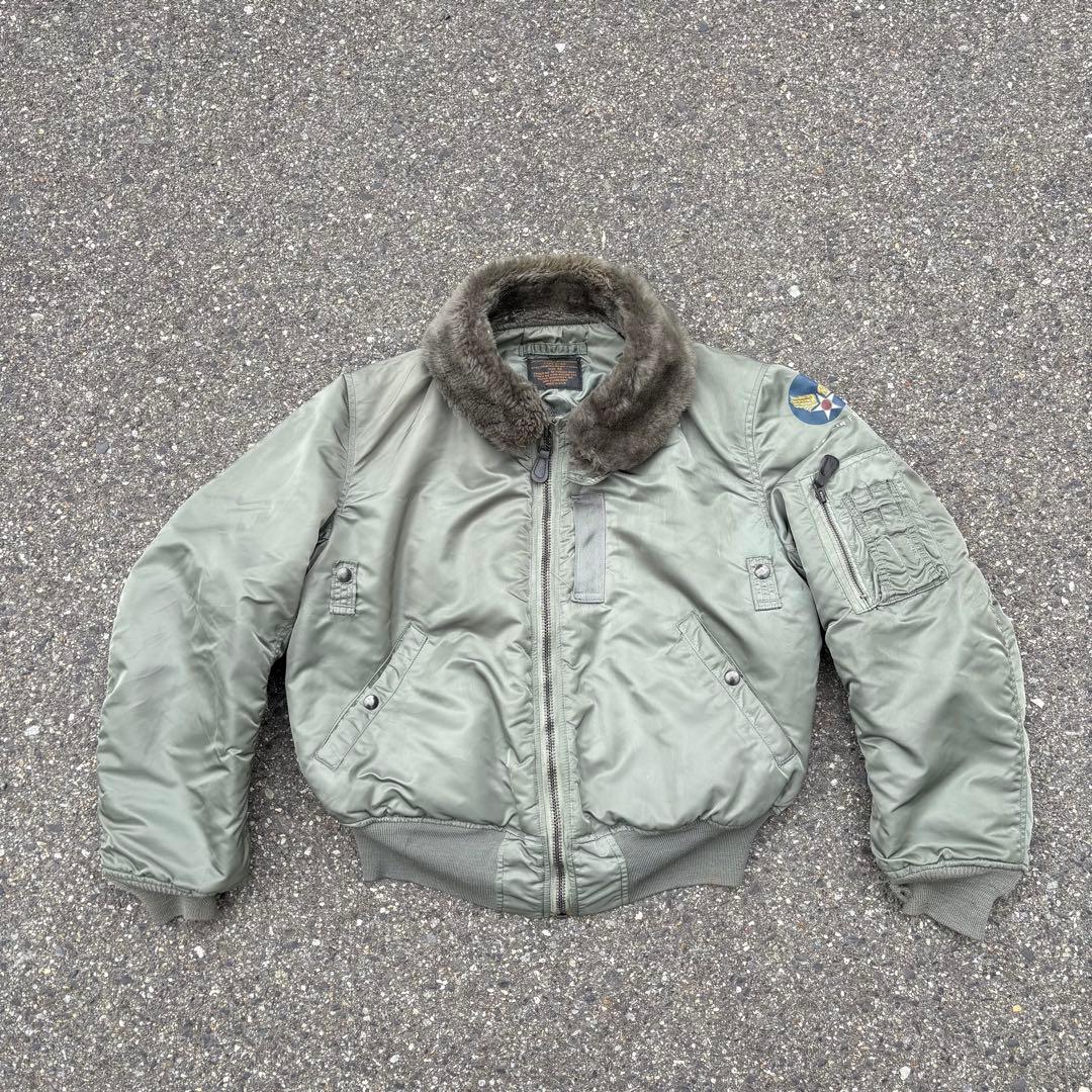 50s B-15D alpha USA ma-1 フライトジャケット (復刻)