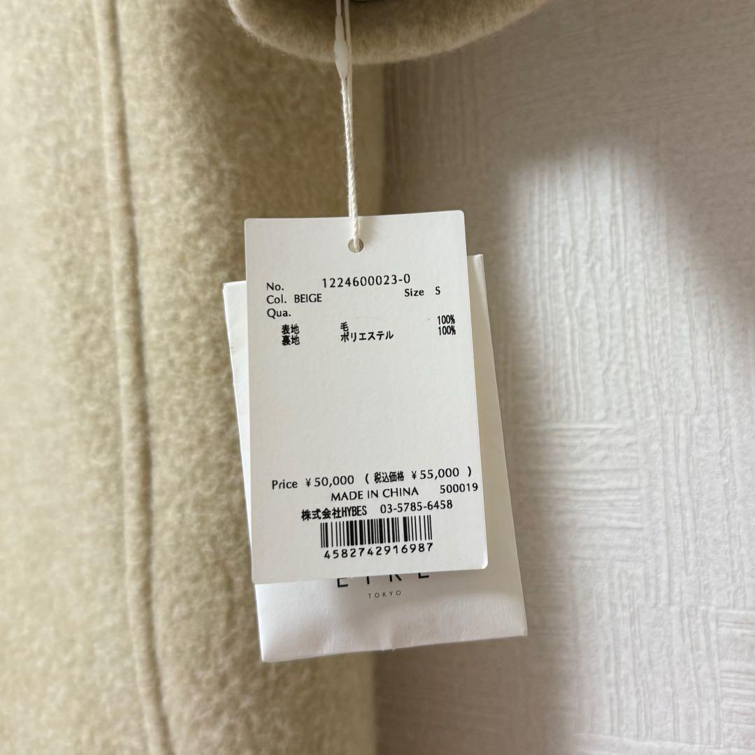 完売【新品】ETRE TOKYO ダブルブレストウールコート