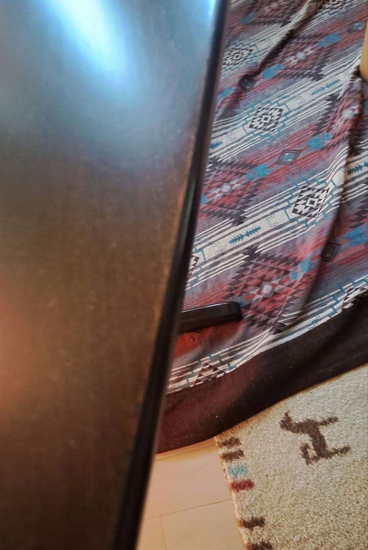 楕円形　ブラウン木製　ダイニングテーブル