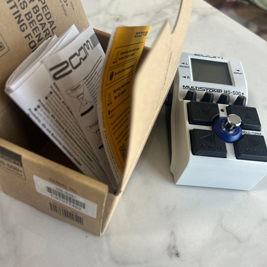 【ほぼ未使用】ZOOM MULTISTOMP MS-50G+ ギターエフェクター
