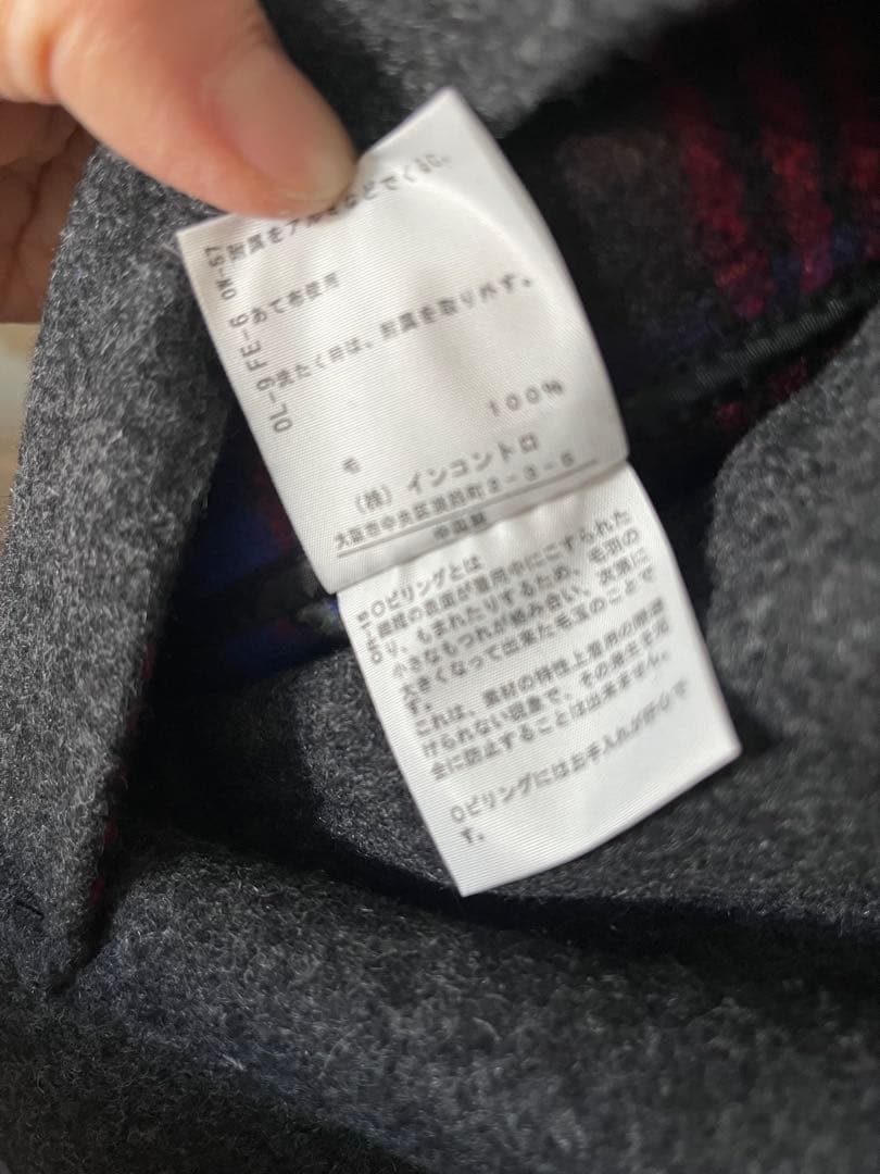 Vivienne Westwood TARTAN CHECKリバーマフラーコート