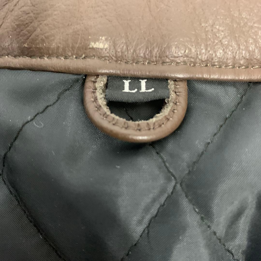 美品！フリーダム革ジャン バッファローレザー シングルライダース ジャケットLL