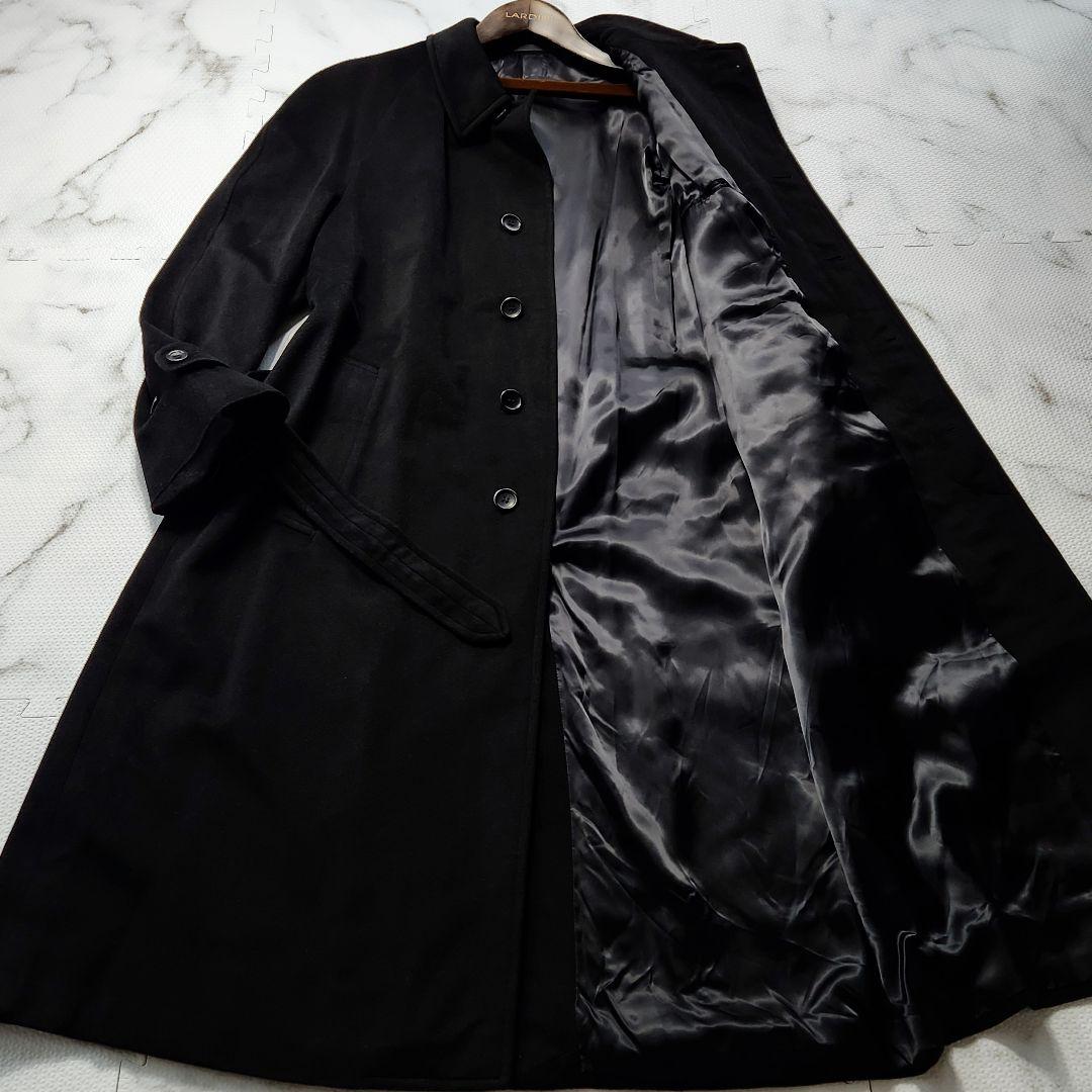 XL相当 アルマーニコレツィオーニ ステンカラーコート2way 総カシミヤ