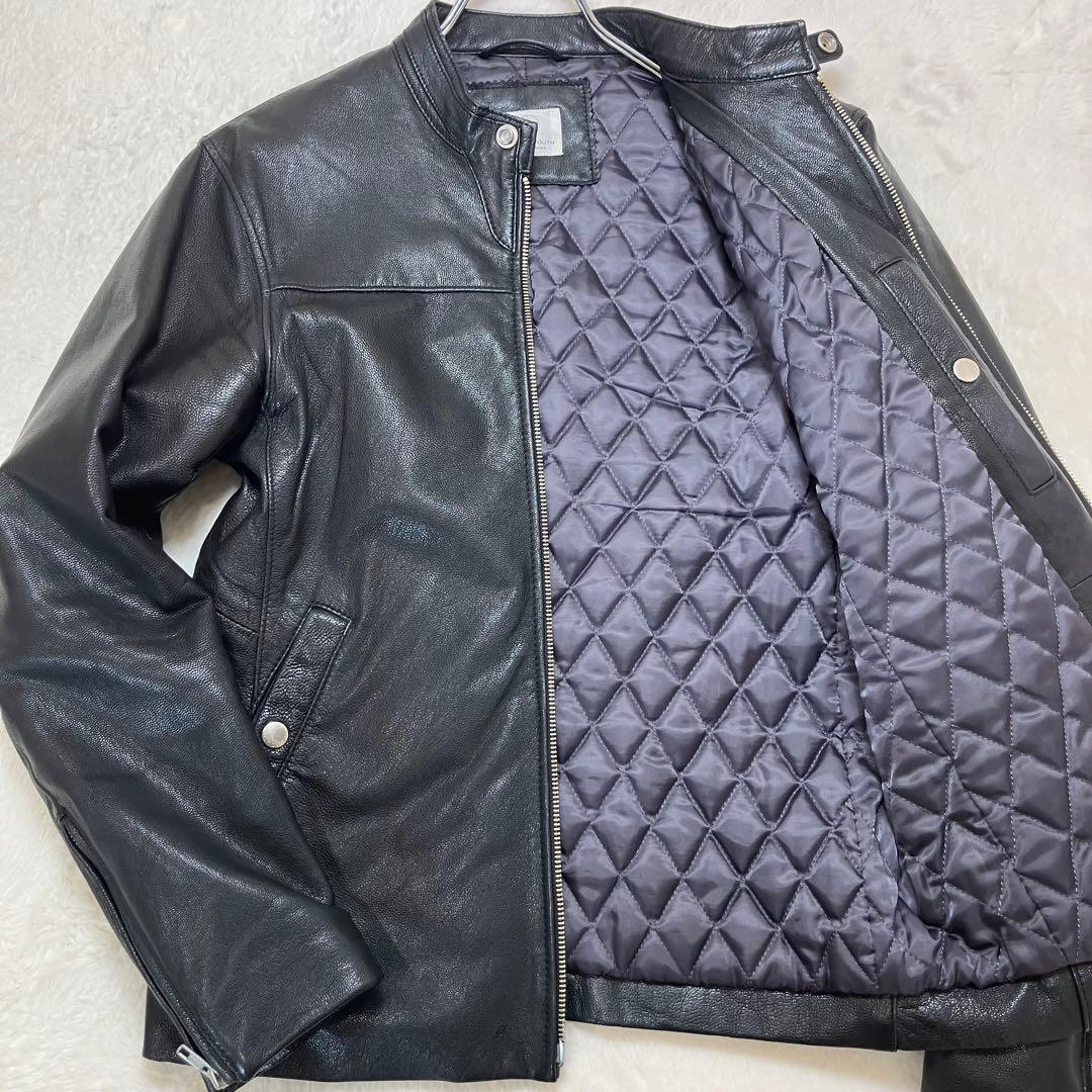 美品✨ユナイテッドアローズ やぎ革 ゴート レザージャケット 裏地キルティング