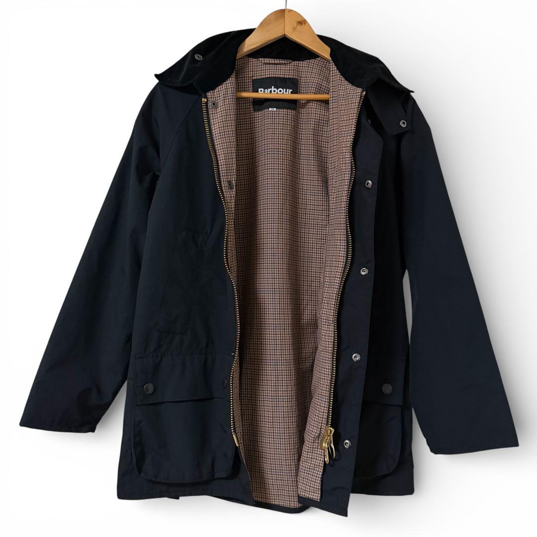 Barbour フィールドジャケット ブラック サイズ36タータンチェック英国製