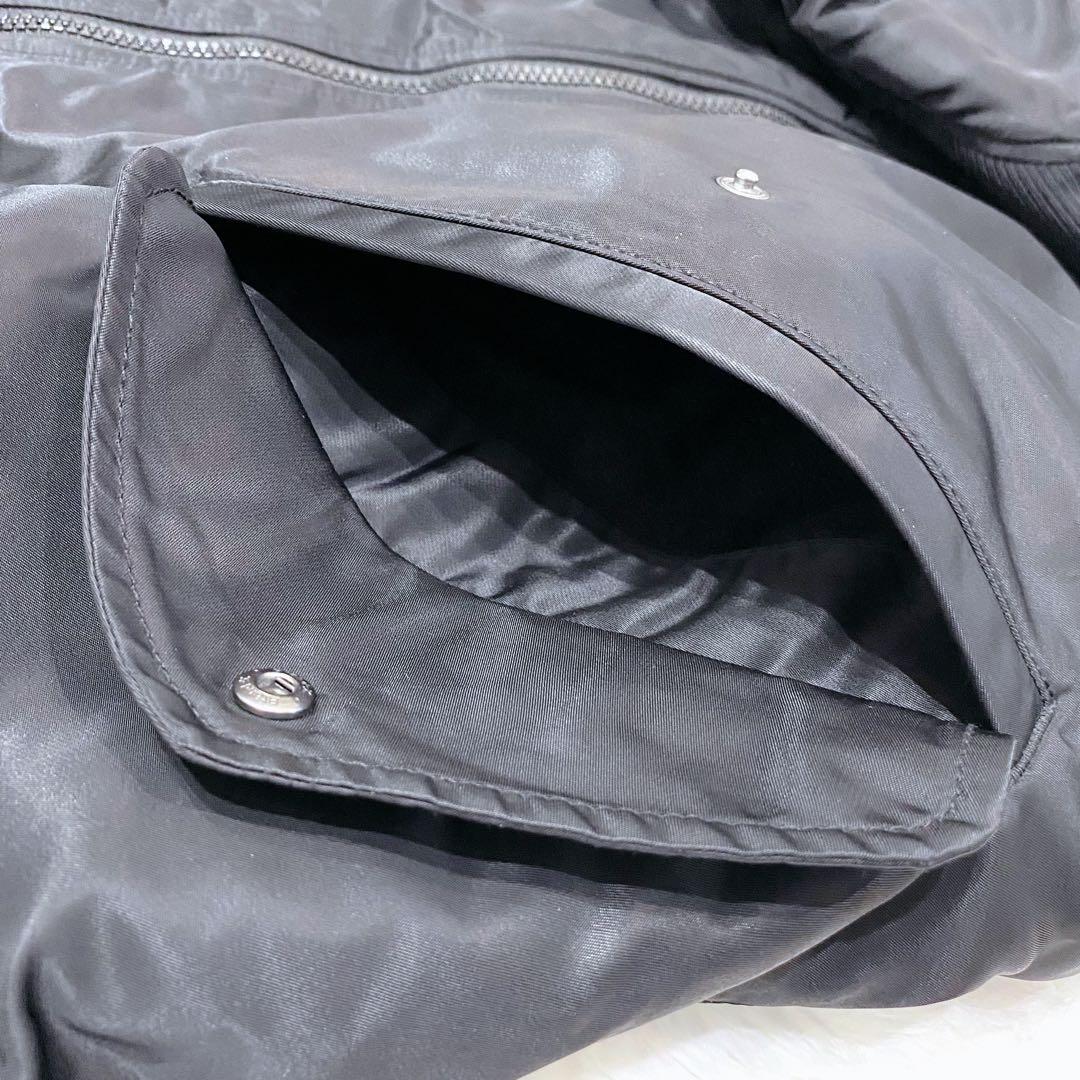 【美品】ユニクロ +J ハイブリッドダウンオーバーサイズ MA-1ブルゾン XL