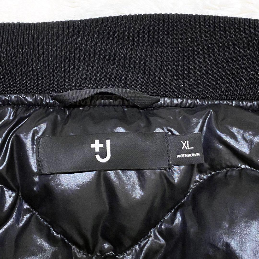【美品】ユニクロ +J ハイブリッドダウンオーバーサイズ MA-1ブルゾン XL