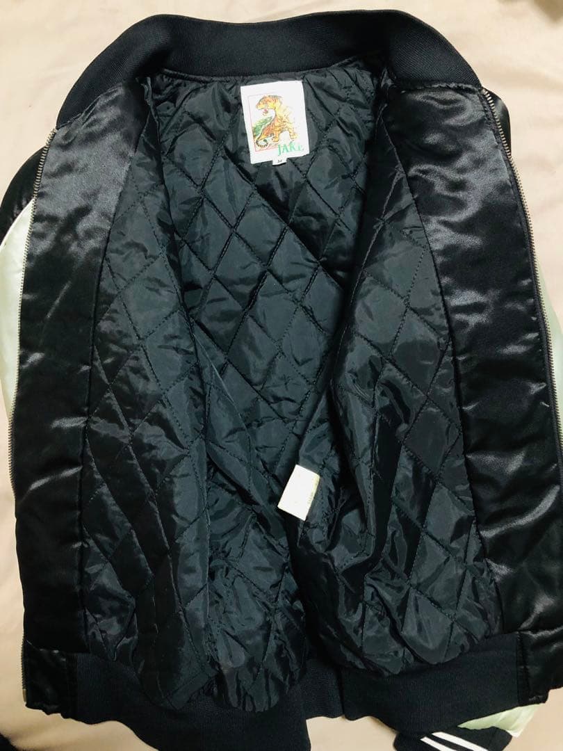 美品 JAKE スカジャン 虎 日本限定 ヴィンテージ unisex サテン