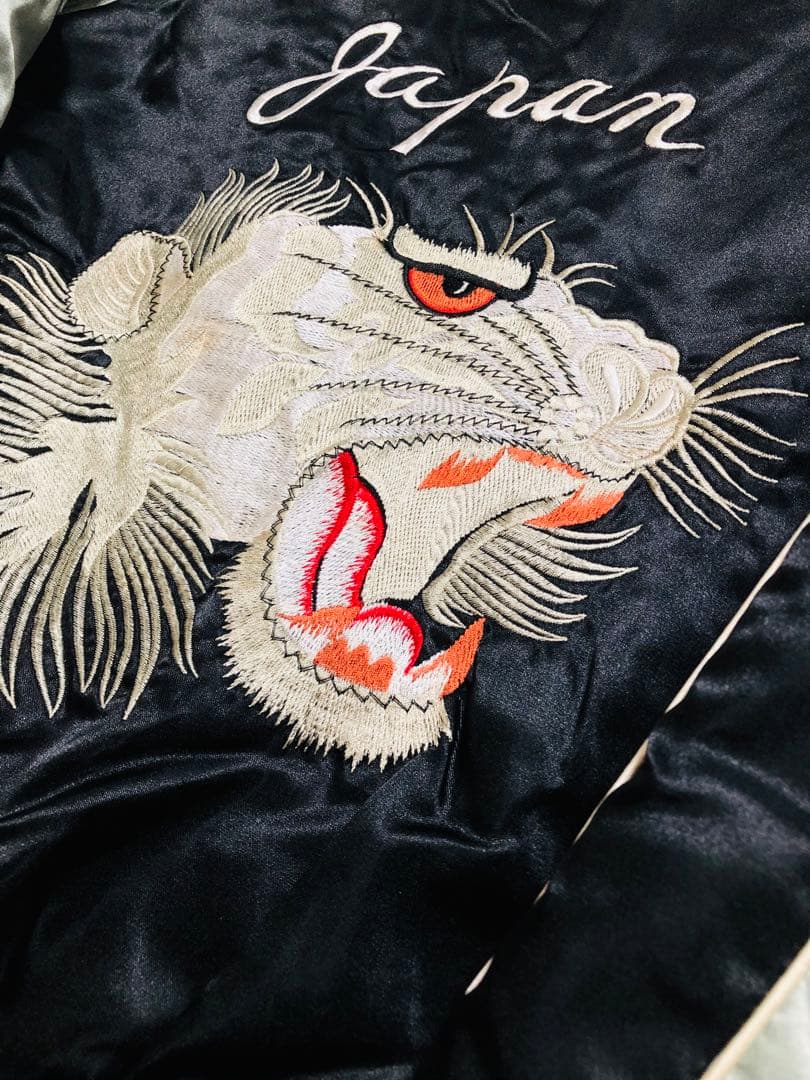 美品 JAKE スカジャン 虎 日本限定 ヴィンテージ unisex サテン