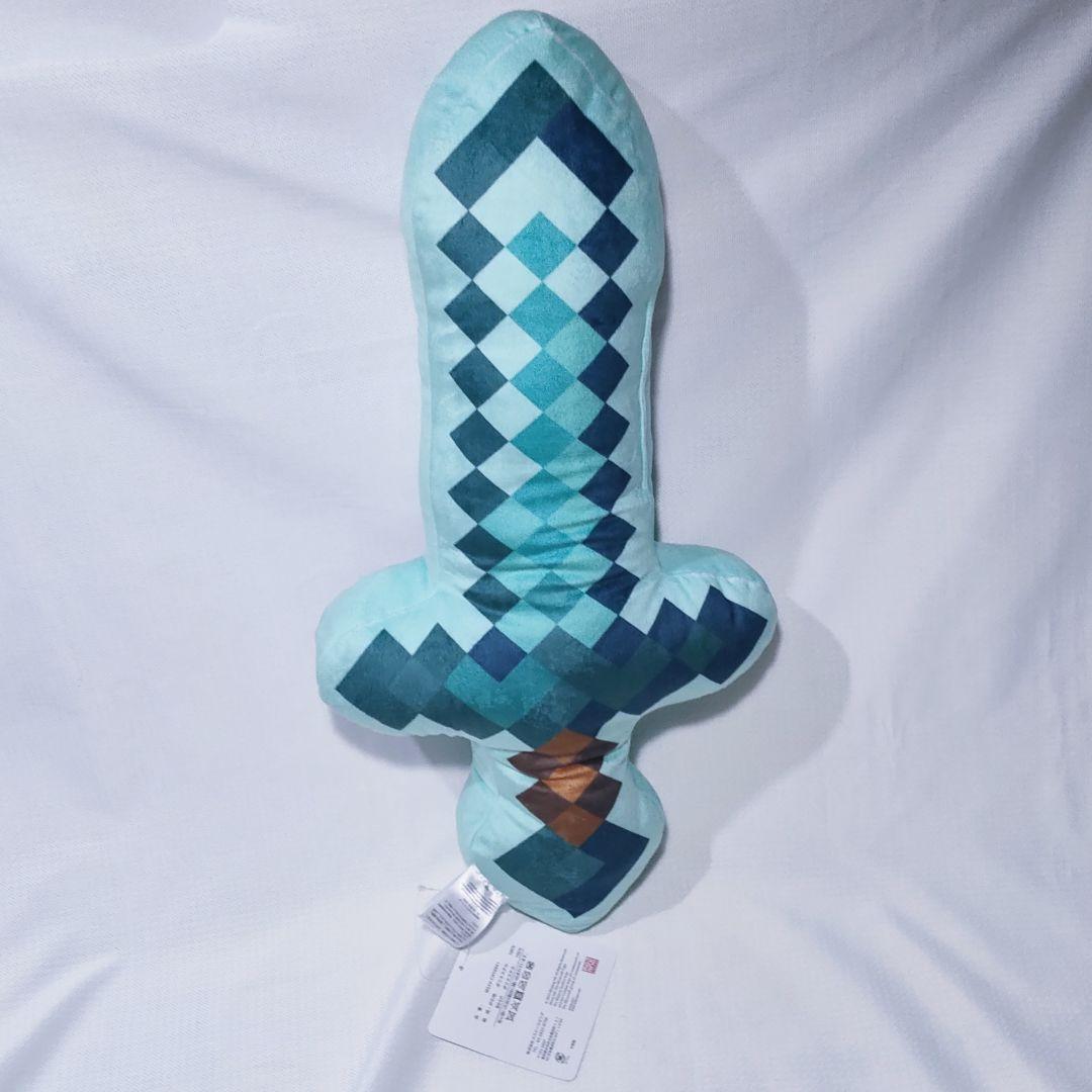 新品 3種セット クッション 剣 マインクラフト ゲーム ダイヤ 金 鉄