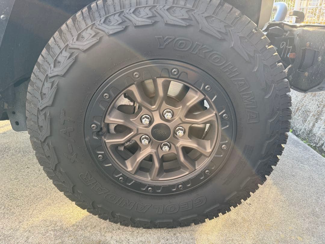 JEEP ラングラータイヤホイール５本セット純正392ホイールGEOLANDER