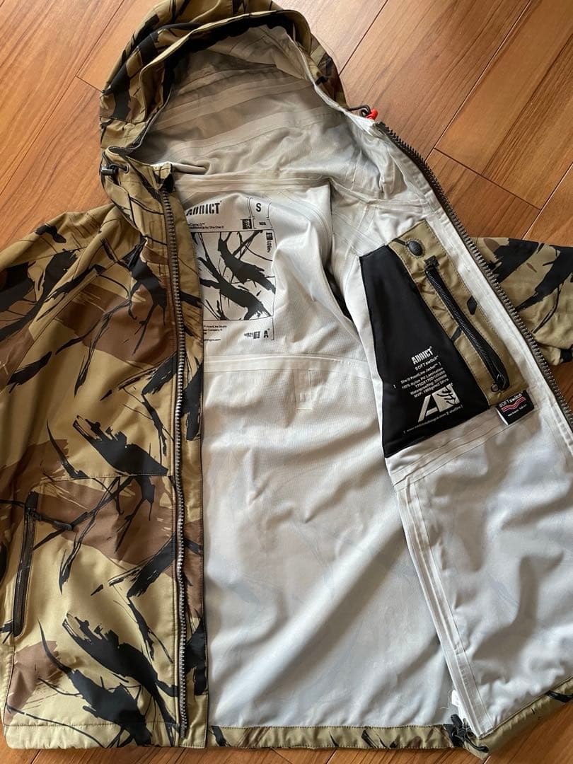ジャケット・アウター ADDICT UK SHEONE CAMO3 flontline Jacket