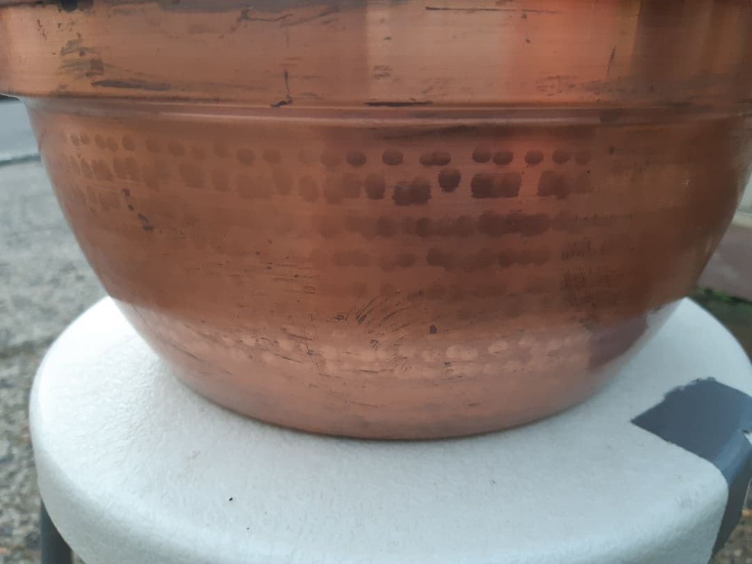 銅なべふた付き