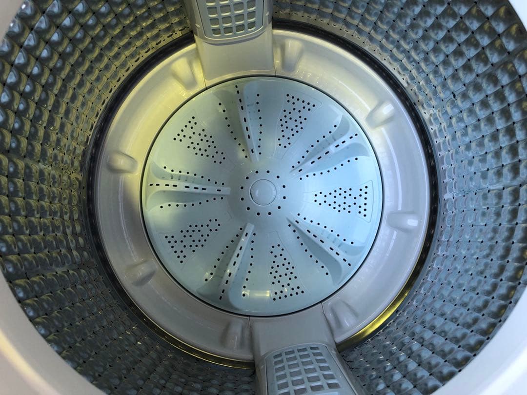 全国送料無料 AQUA 7kg 洗濯機 2019年製 AQW-GV7E7 家族