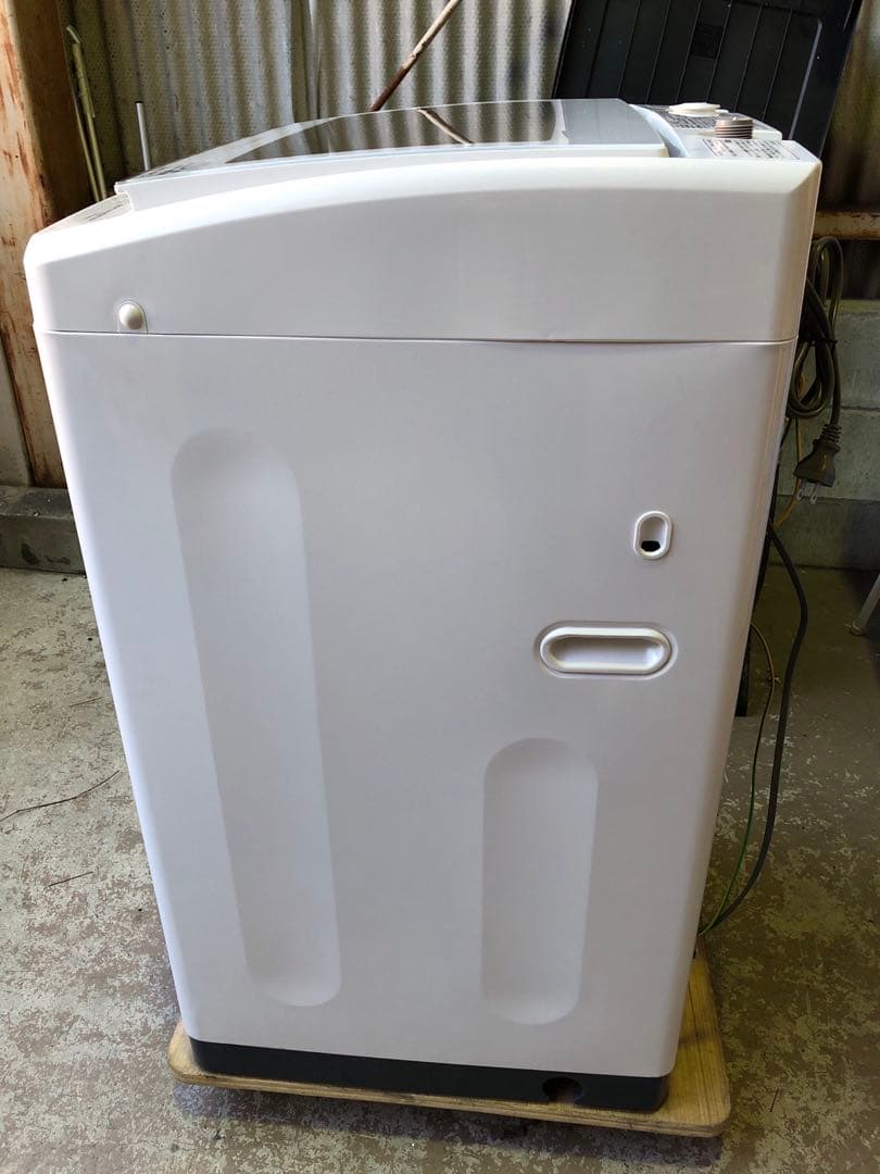 全国送料無料 AQUA 7kg 洗濯機 2019年製 AQW-GV7E7 家族