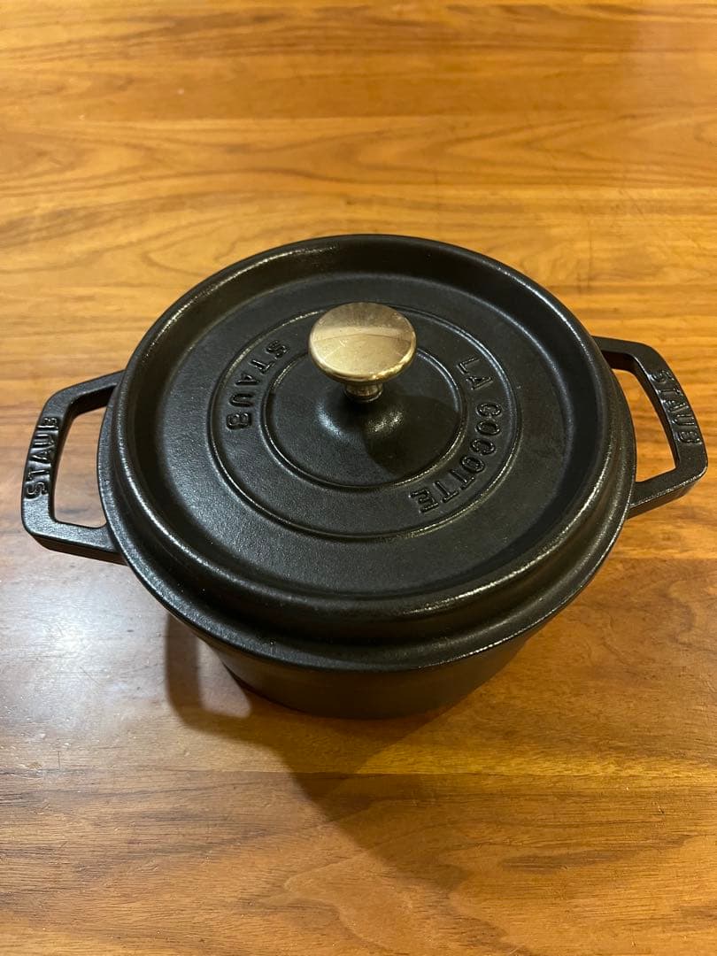 STAUB ストウブ ピコ・ココット ラウンド 20cm ブラック