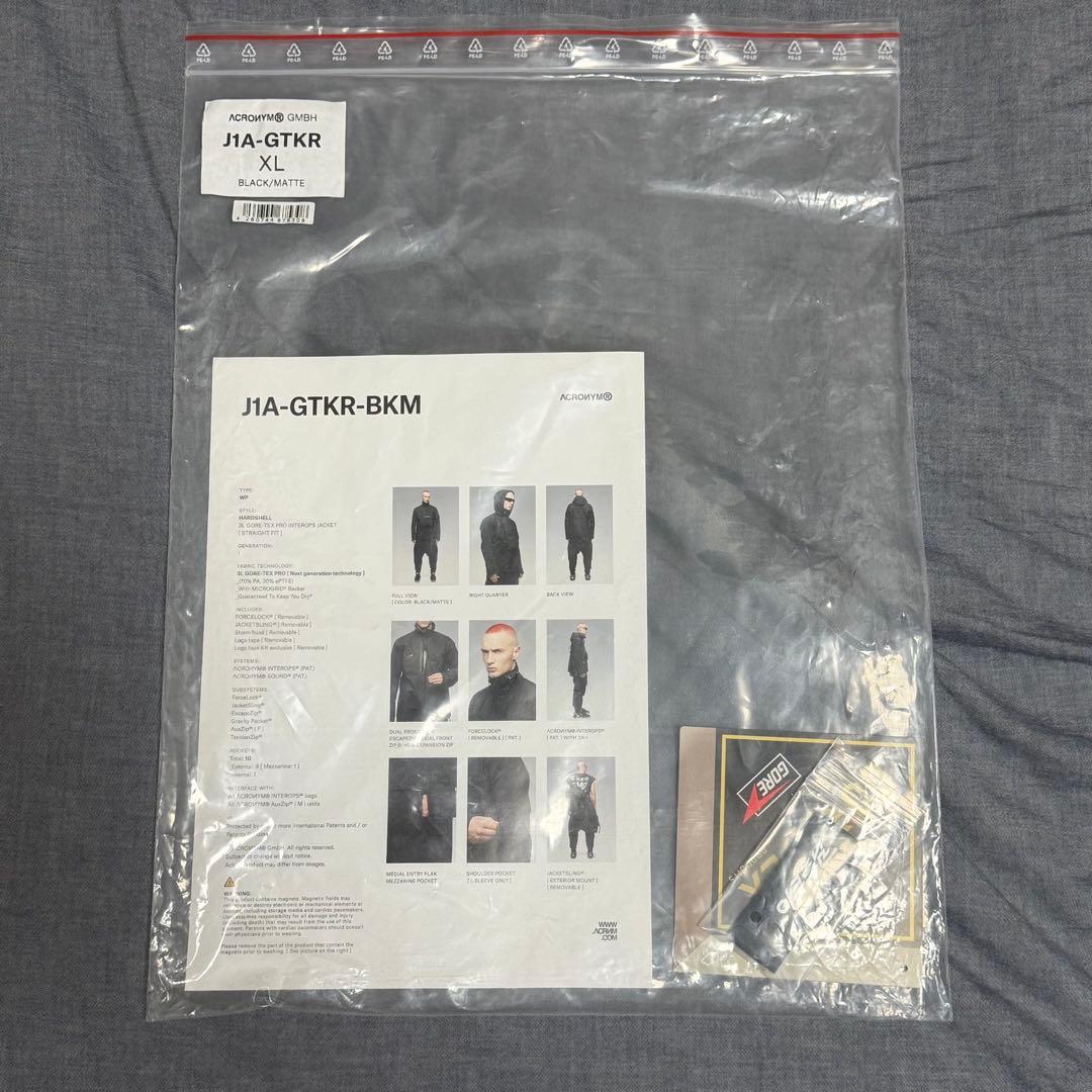 ジャケット・アウター ACRONYM HARD SHELL 3L GORE-TEX JACKET XL
