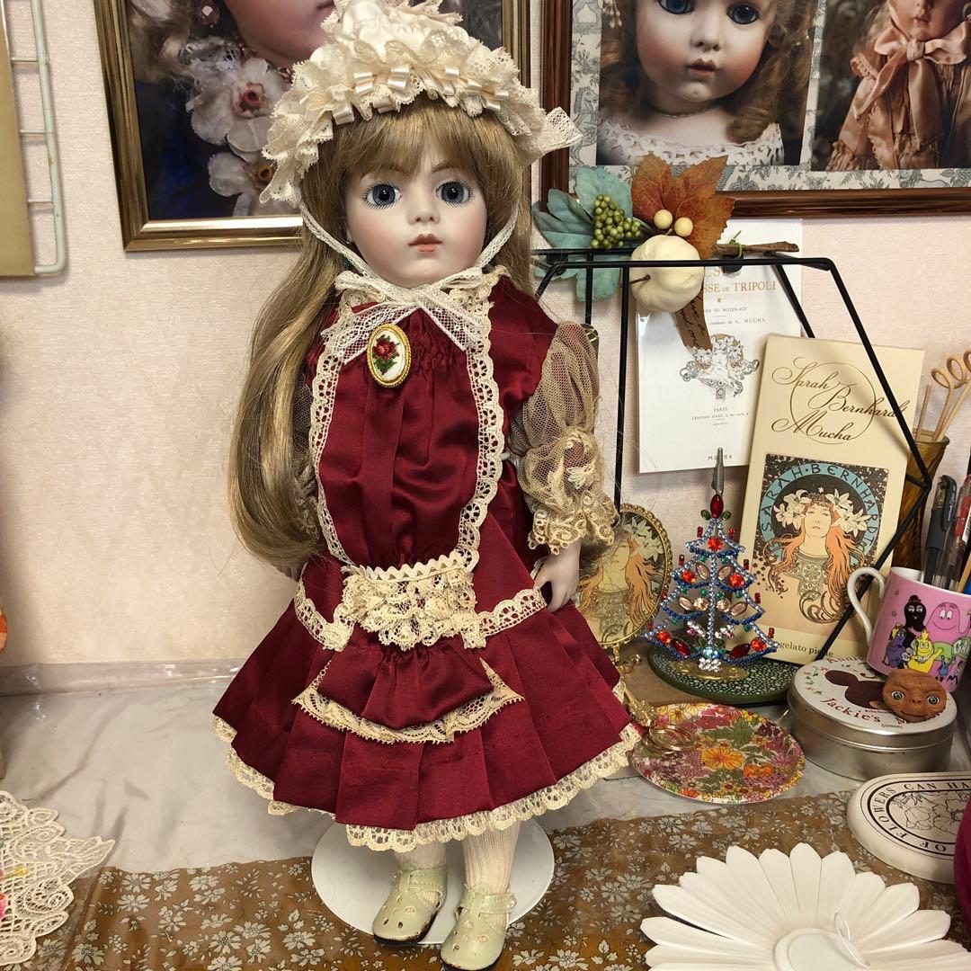 ブリュ アンティーク リプロ ドール / ビスクドール /リアルシーリーボディ