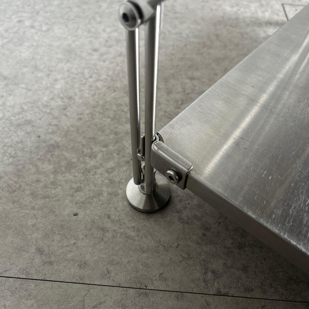 【むさこ様】 無印良品ステンレスユニットシェルフ　大　ワードローブバー付き