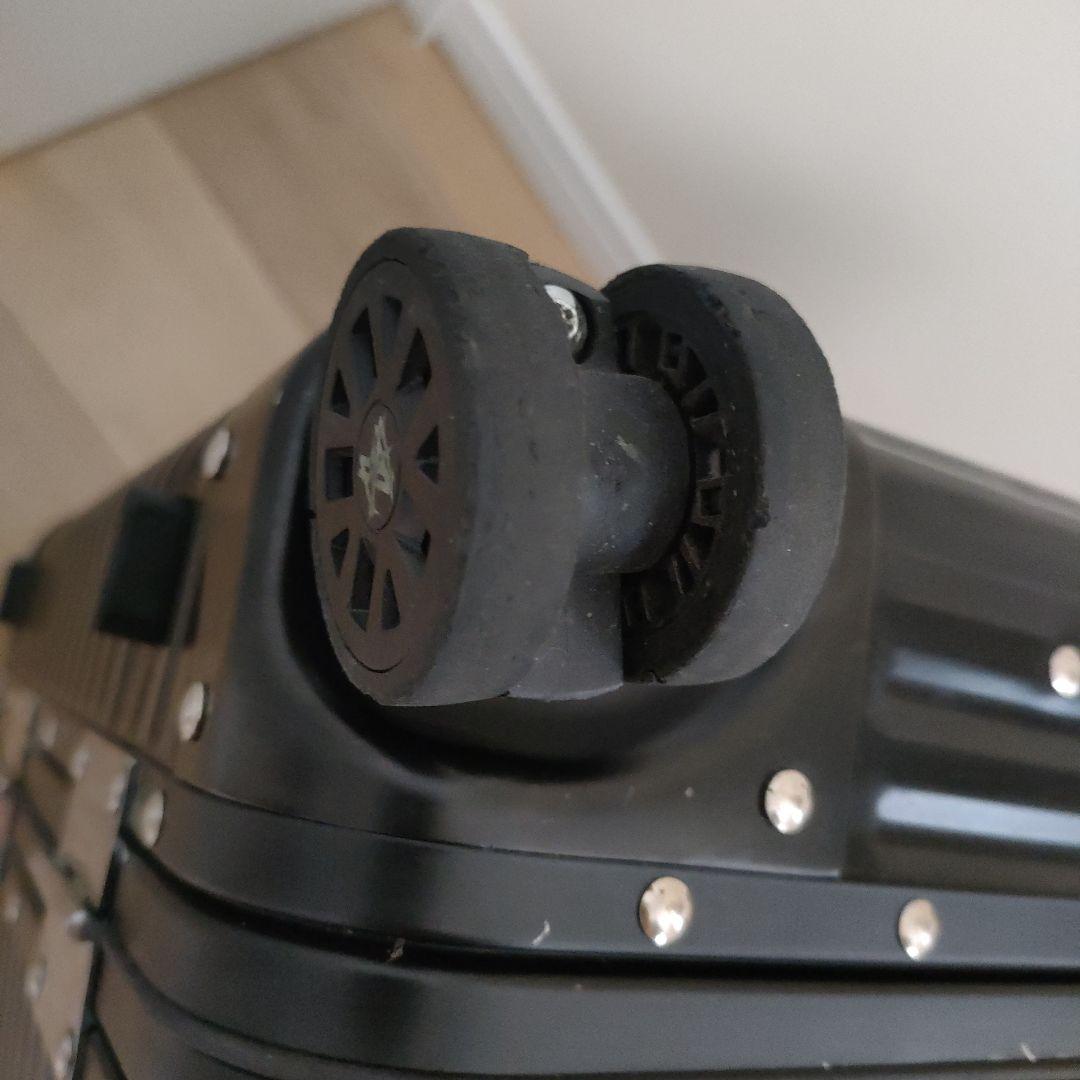 LANZZO ランツォ スーツケース 4輪 アルミ 機内 黒 TSA 33L