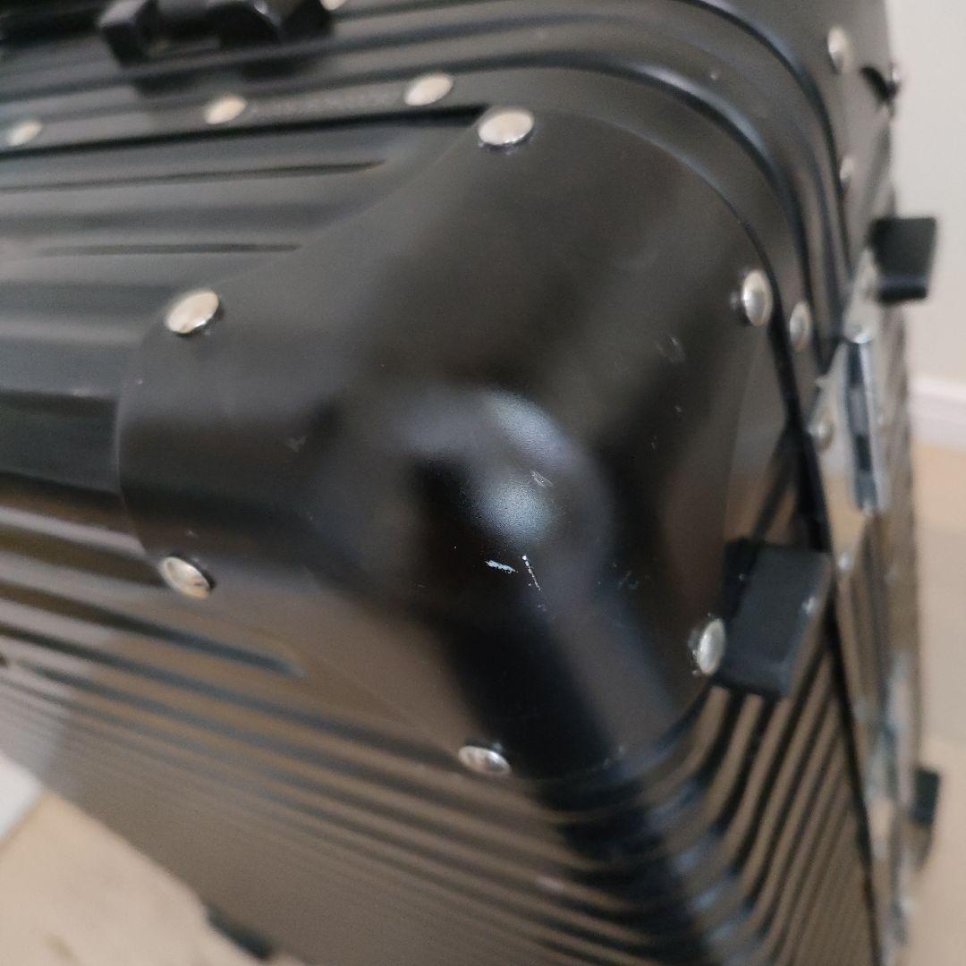 LANZZO ランツォ スーツケース 4輪 アルミ 機内 黒 TSA 33L