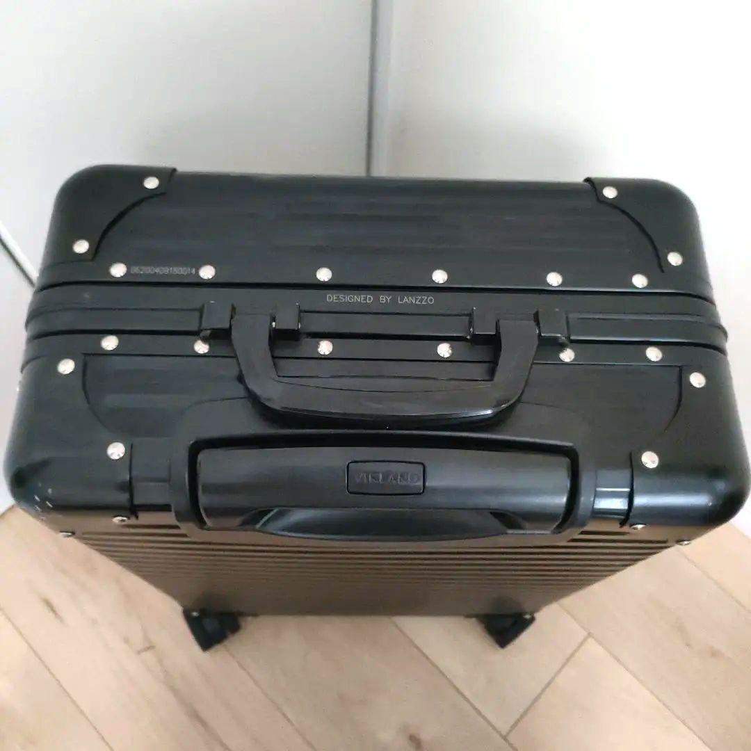 LANZZO ランツォ スーツケース 4輪 アルミ 機内 黒 TSA 33L