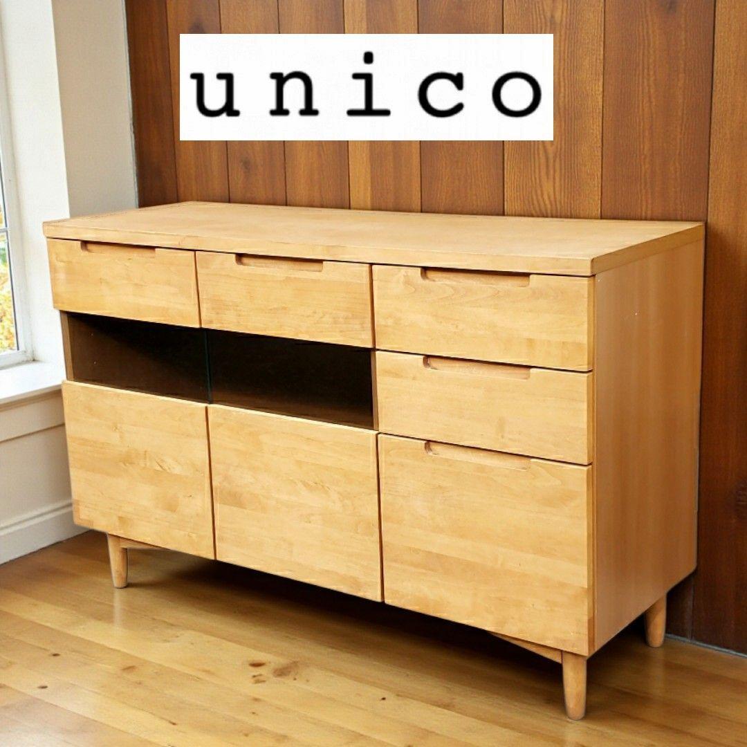 【廃盤】unico WYTHE キッチンボード キャビネット サイドボード
