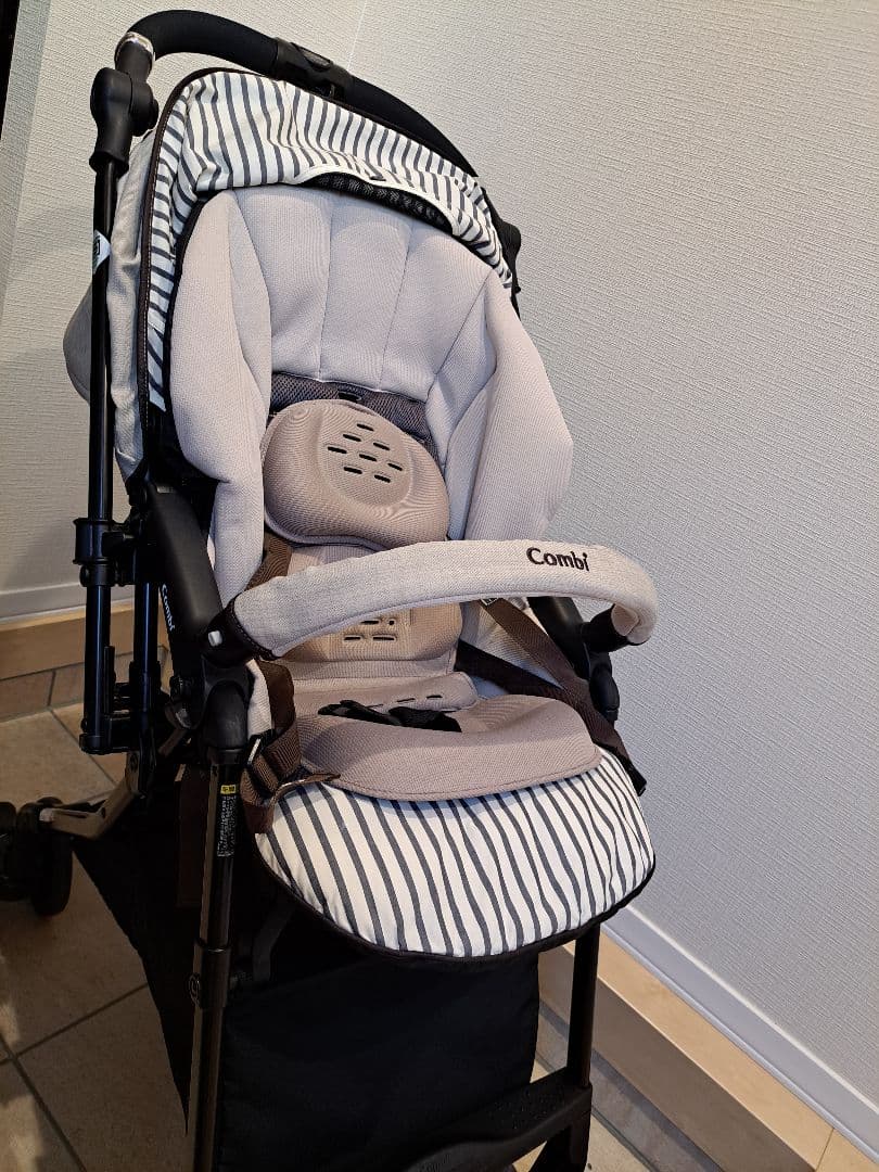 Combi スゴカルα ベビーカー HT ストライプベージュ