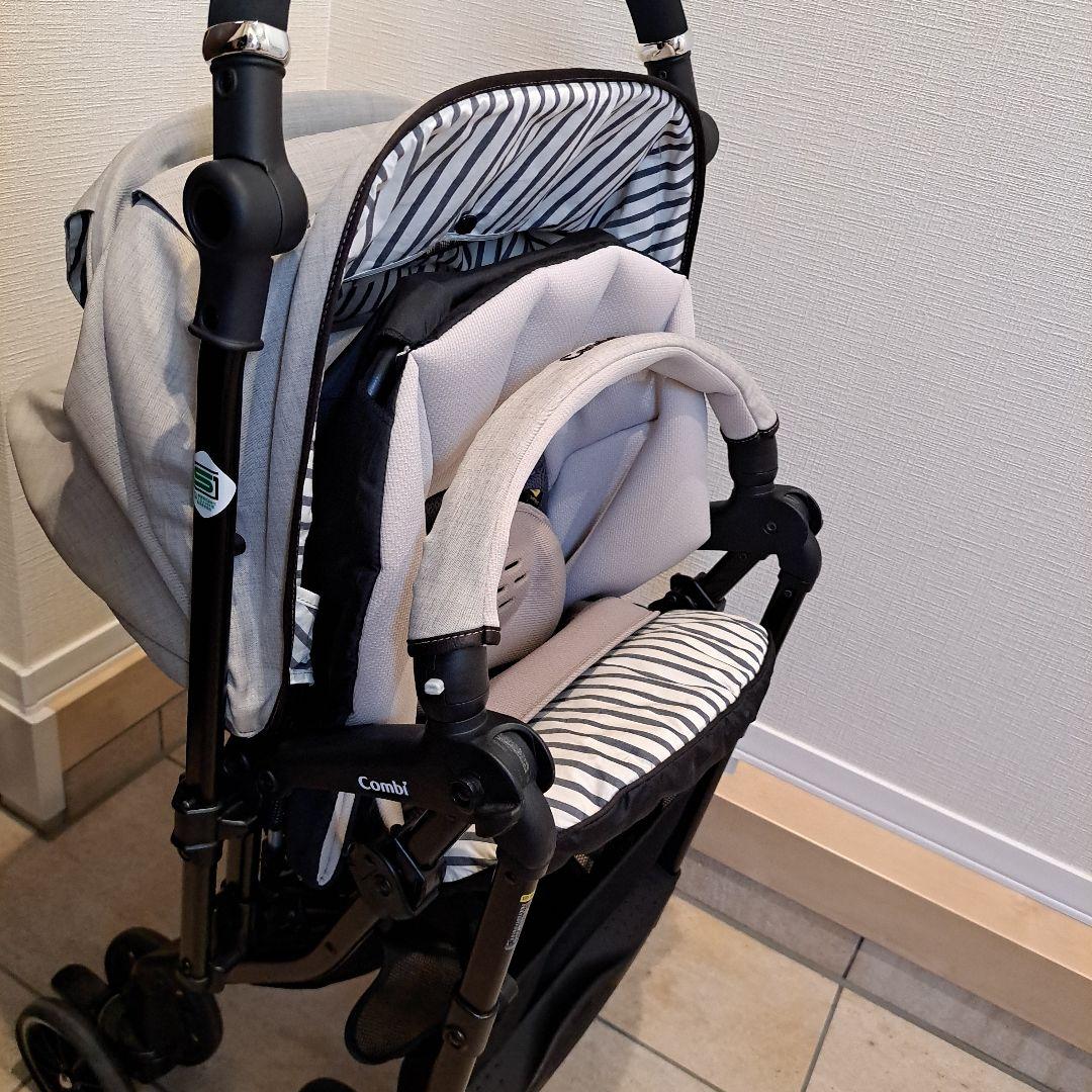 Combi スゴカルα ベビーカー HT ストライプベージュ
