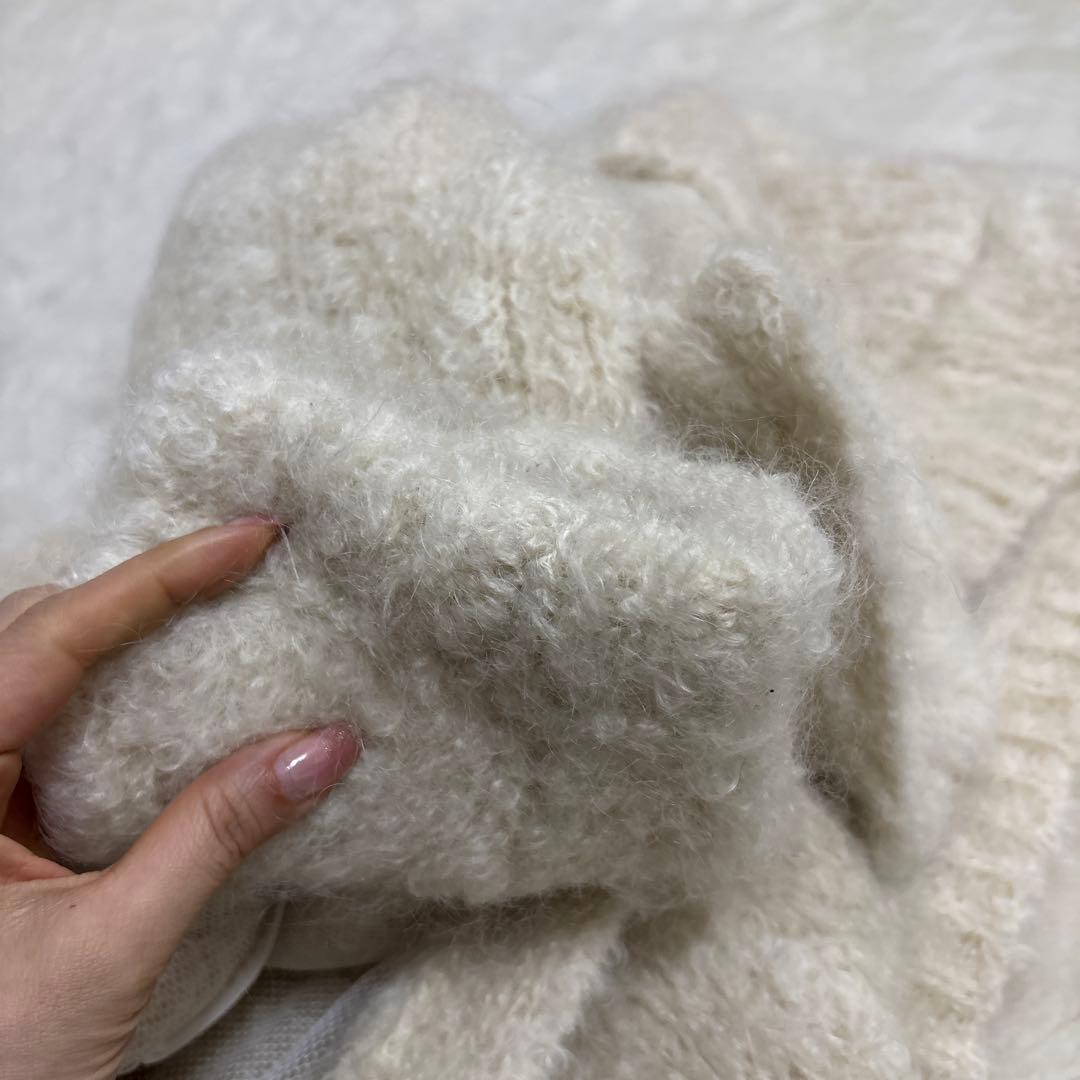 週末限定値下げ　メゾンマルジェラ　モヘア混　ニットカーディガン　正規品