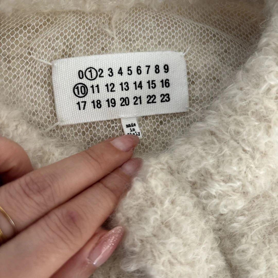 週末限定値下げ　メゾンマルジェラ　モヘア混　ニットカーディガン　正規品