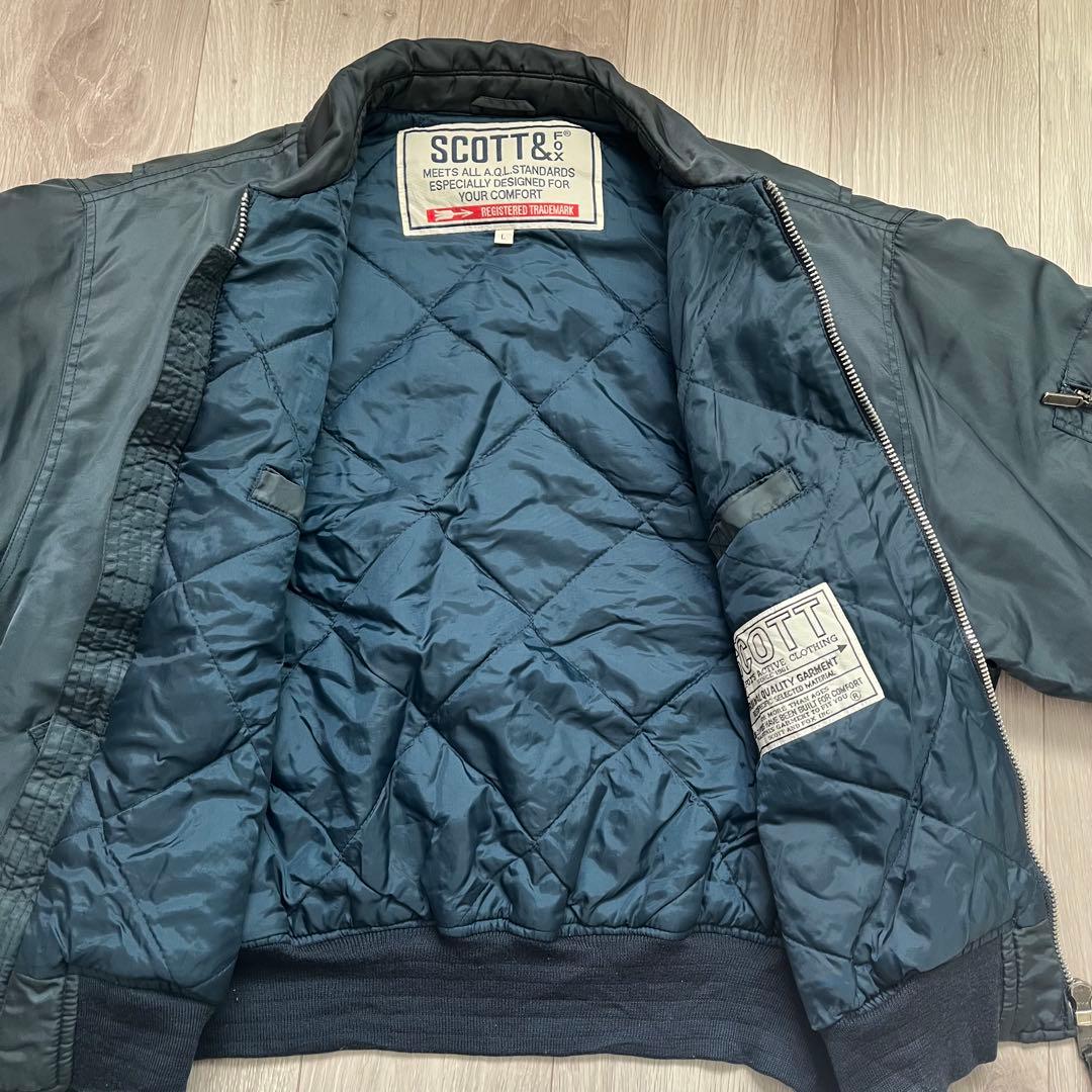 タ*ヤ様 田中シェン着用 scott CWU-RジャケットMA-1フライトジャケ