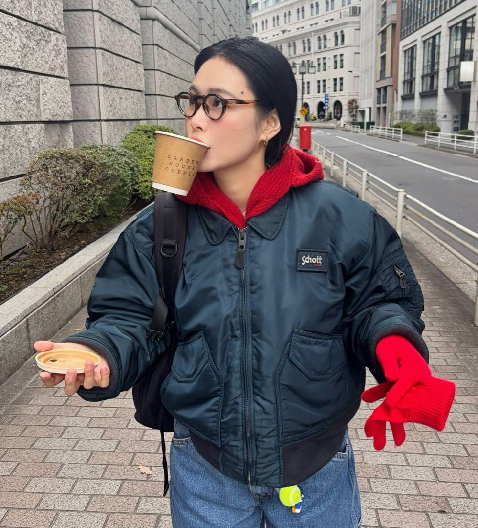 タ*ヤ様 田中シェン着用 scott CWU-RジャケットMA-1フライトジャケ